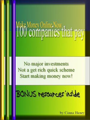 cover image of Make Money Online Now!